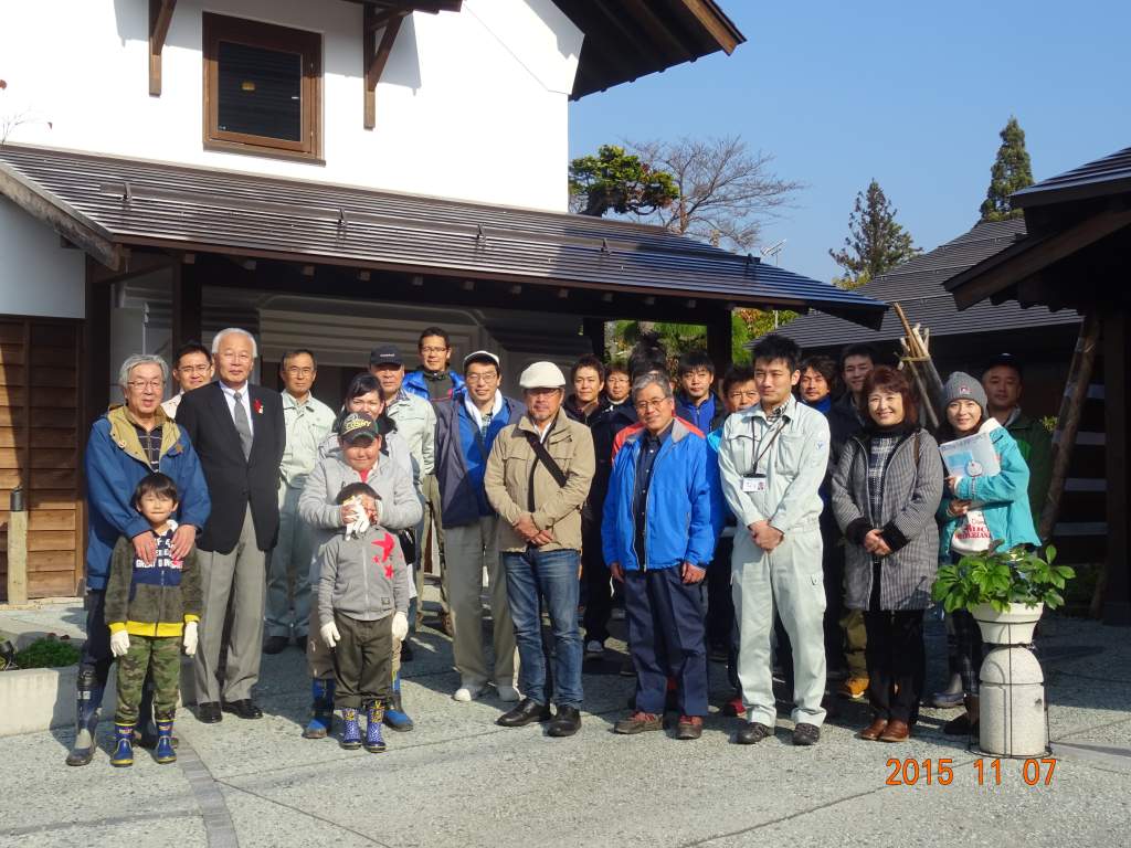 かねやま絆の森　第17回活動　今年もキノコを収穫し、特養施設「みすぎ荘」へ寄贈してまいりました